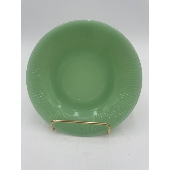 Vintage Green Depression Glass Plate Anchor Hocking - Picture 1 of 4